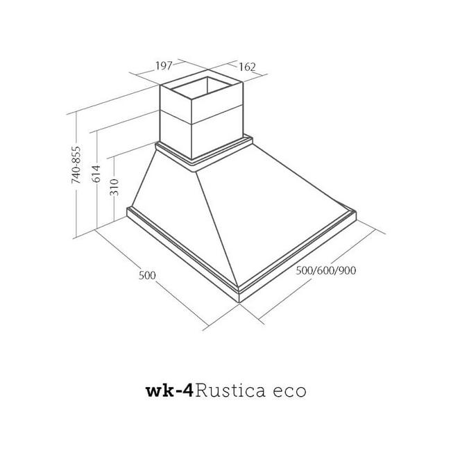 Digestor WK-4 rustica eco 60