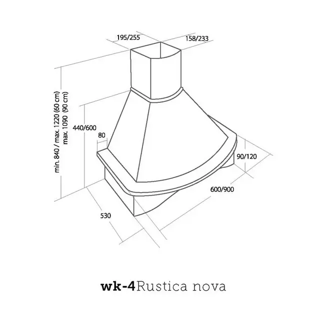Digestor WK-4 rustica nova 60,6