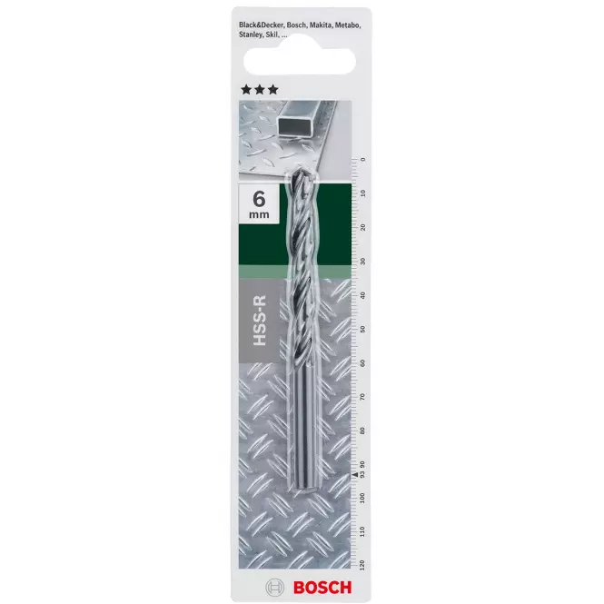 Vrták do kovu HSS-R 6X57X93 MM,2