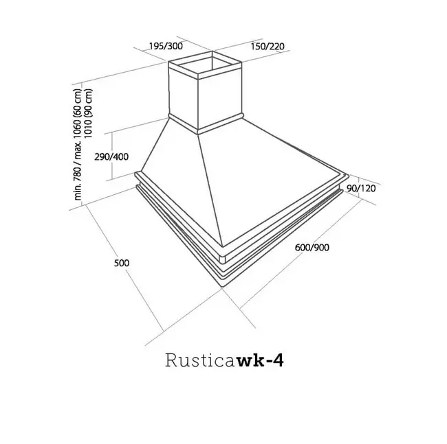 Digestor WK-4 rustica 60
