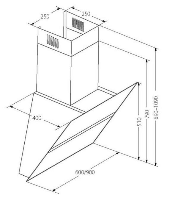 Digestor WK-9 Venus 90 Čierny