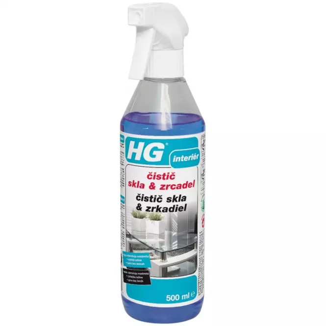 HG Čistič skla a zrkadiel 500ml