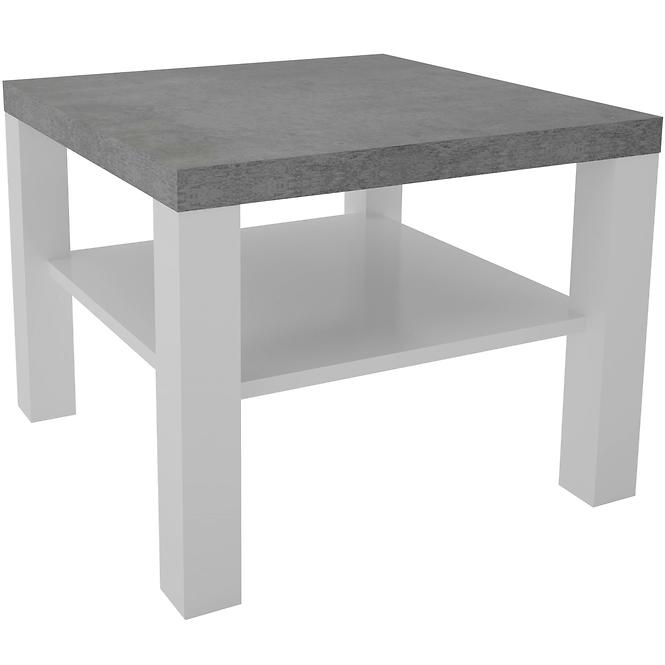 Konferenčný stolík Olaf VII biely/beton