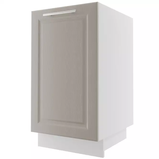 Kuchynská skrinka Emporium d1d/45 grey stone/kor.biela
