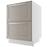 Kuchynská skrinka Emporium d2m/60 grey stone/kor.biela