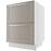 Kuchynská skrinka Emporium d2e/60 grey stone/kor.biela