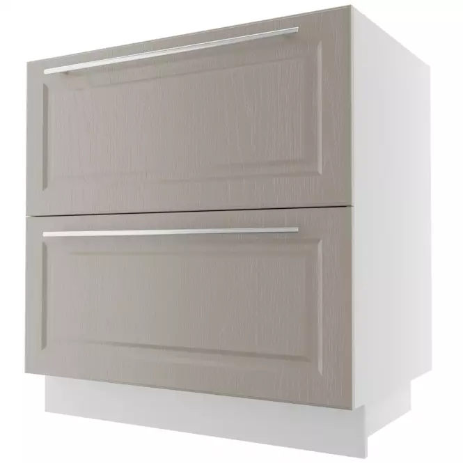 Kuchynská skrinka Emporium d2e/80 grey stone/kor.biela