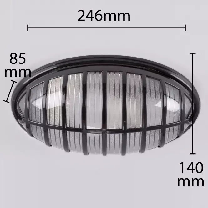 Lampa Aqua wall fixture black