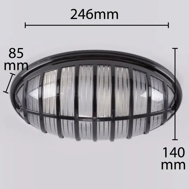 Lampa Aqua wall fixture black,7