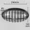 Lampa Aqua wall fixture black,7