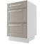 Kuchynská skrinka Emporium d3m/50 grey stone/kor.biela