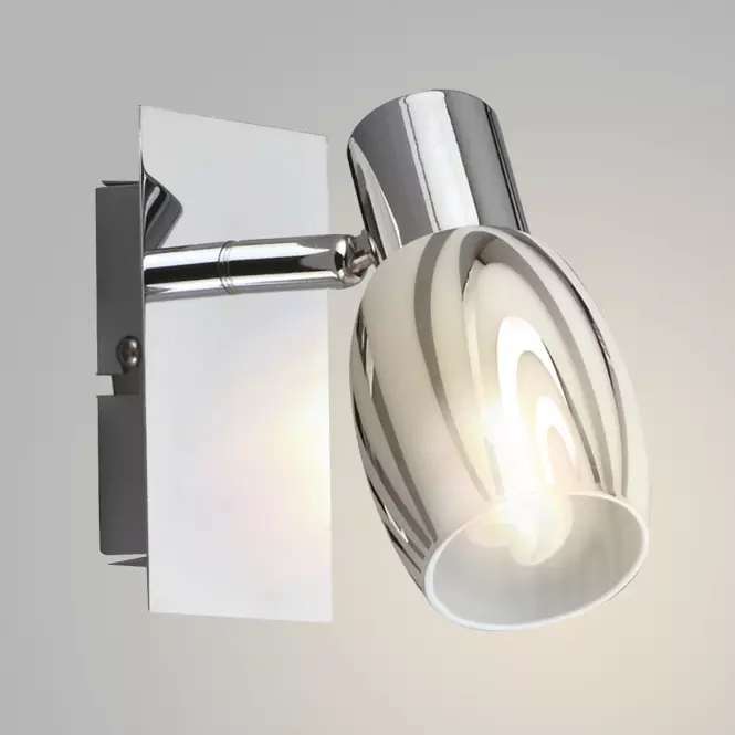 Nastenná lampa HL 790N  chróm K1