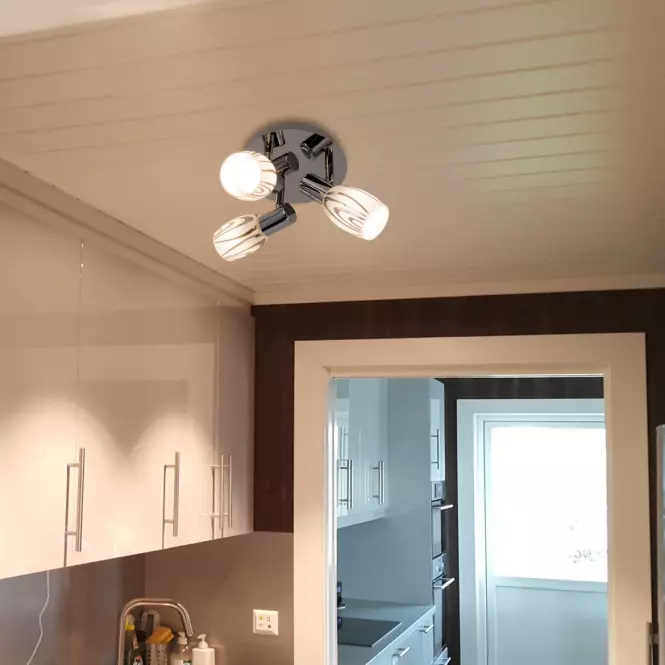 Lampa HL 794N chróm PL3,10