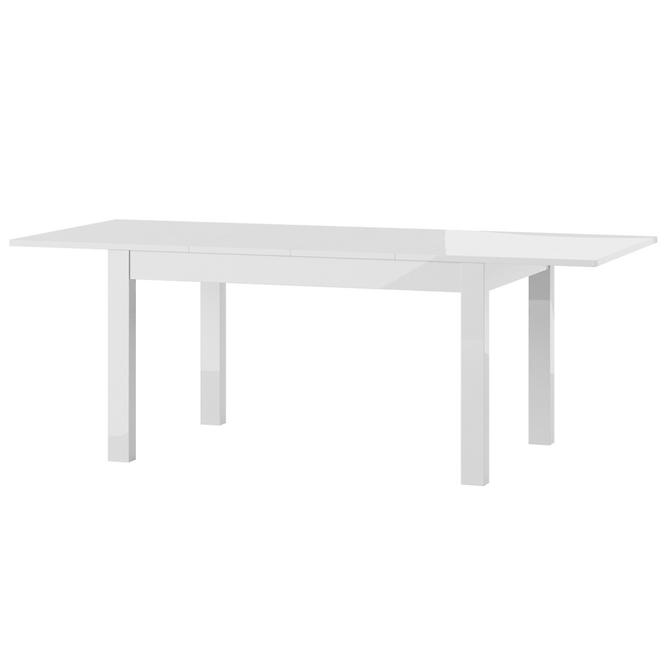 Rozkladací stôl Jowisz 136/210x90cm Biela Lesk