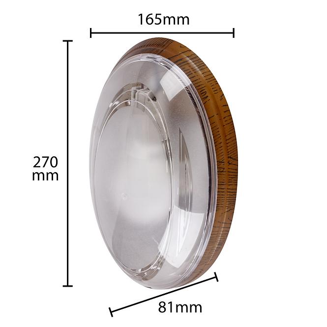 Lampa Ninova wall fixture walnut PL