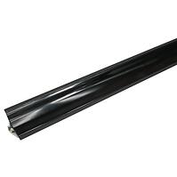 Lišta ku kuchynskej doske 3 m 20x20 – čierna lesklá  LWS-056 P