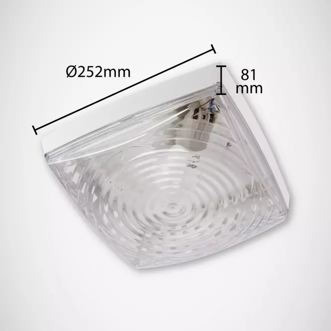 Lampa Square Classic white PL25,6