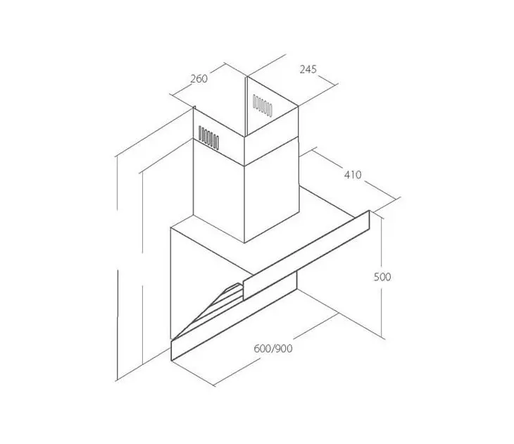 Digestor WK-9 Solano 60 biela