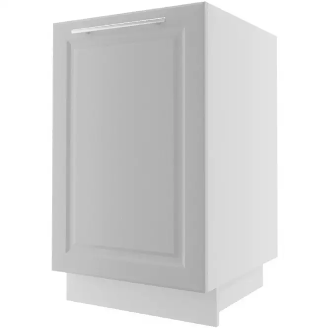 Kuchynská skrinka Emporium D1D/50 light grey stone/biela