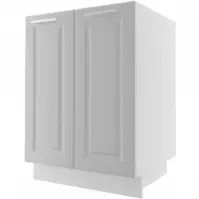 Kuchynská skrinka Emporium D11/60 light grey stone/biela