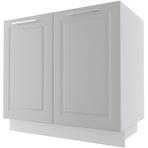 Kuchynská skrinka Emporium D11/90 light grey stone/biela