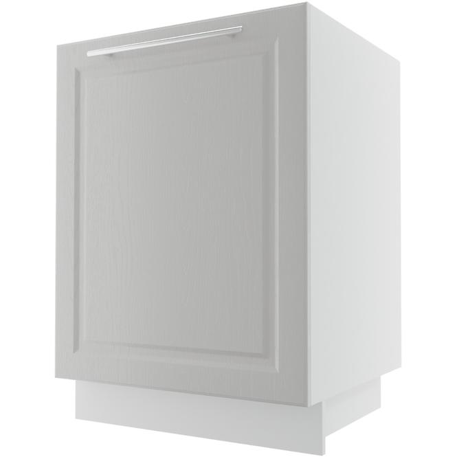 Kuchynská skrinka Emporium D1ZM/60 light grey stone/biela