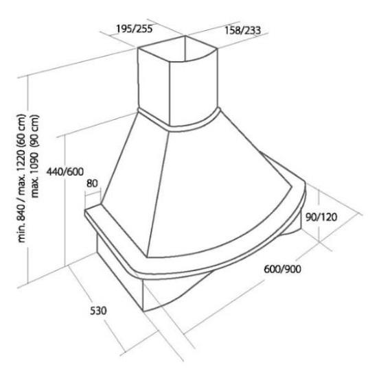 Digestor WK-4 Rustica Nova 90