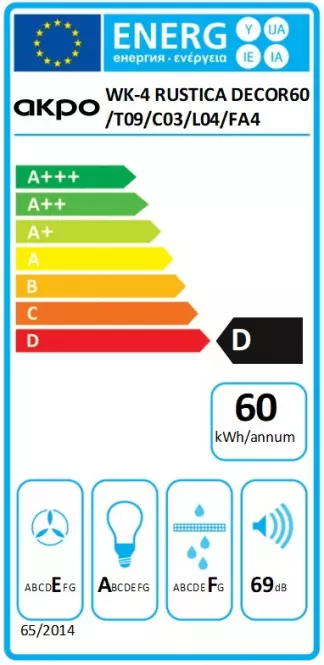 Digestor WK-4 Rustica Decor 60,6