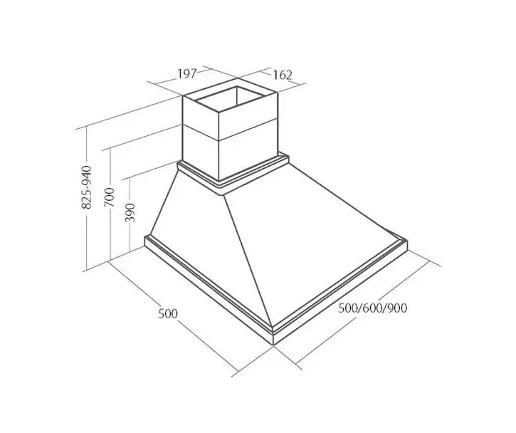 Digestor WK-4 Rustica Decor 90,5