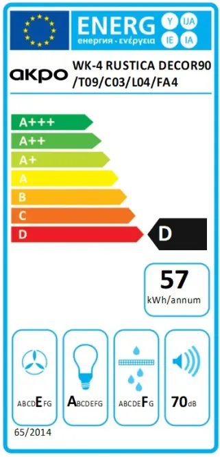 Digestor WK-4 Rustica Decor 90,6