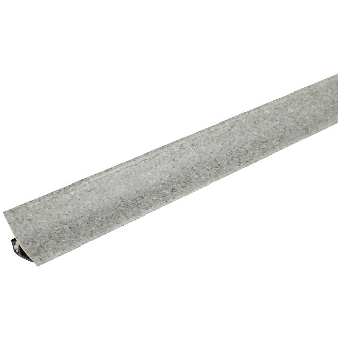 Lišta ku kuchynskej doske 3m 20x20 – granit šedá LWS-114