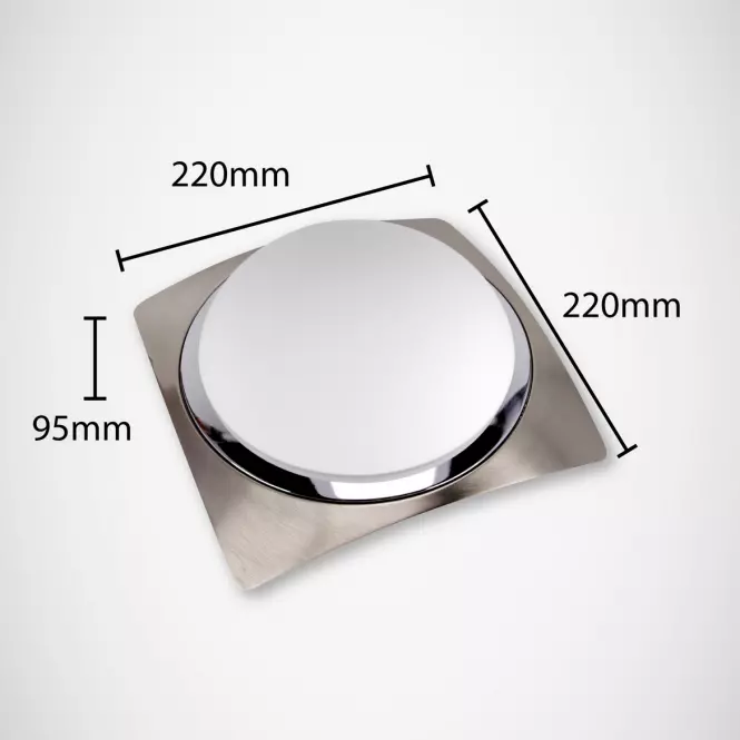 Stropná lamp HL635S chrome+mat chrome