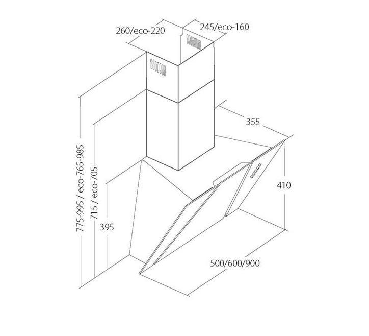 Digestor WK-4 Cetias Eco 50 čierna