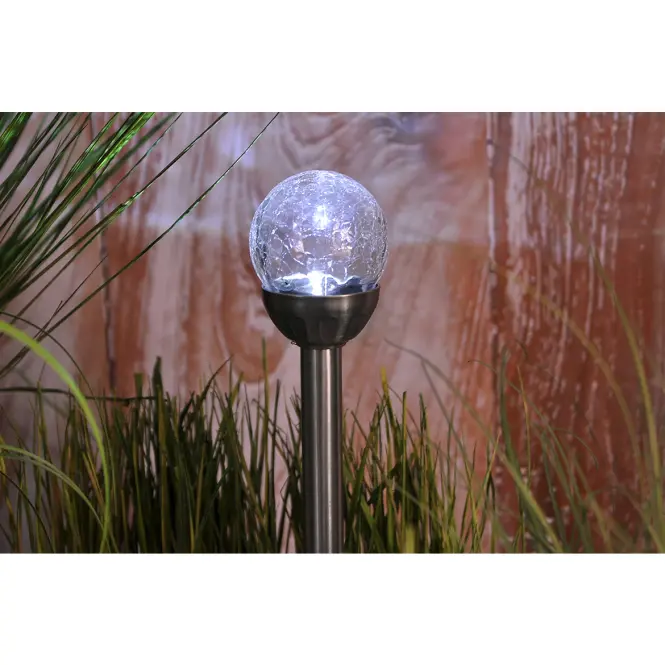Solárna LED lampa 2 guľa 11