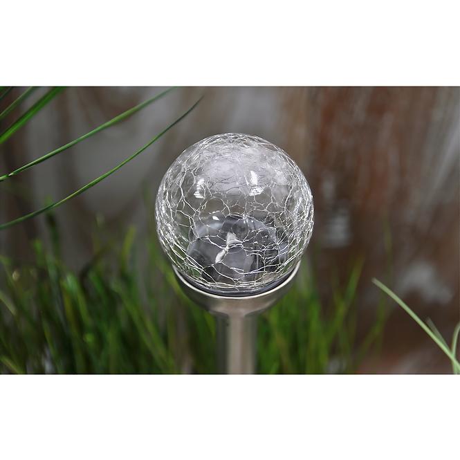 Solárna LED lampa 2 guľa 11