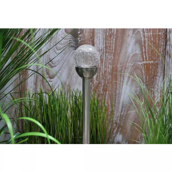 Solárna LED lampa 2 guľa 11