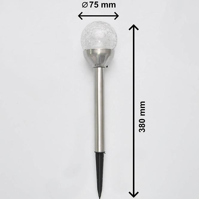 Solárna LED lampa 1 GLE29992-8-RGB