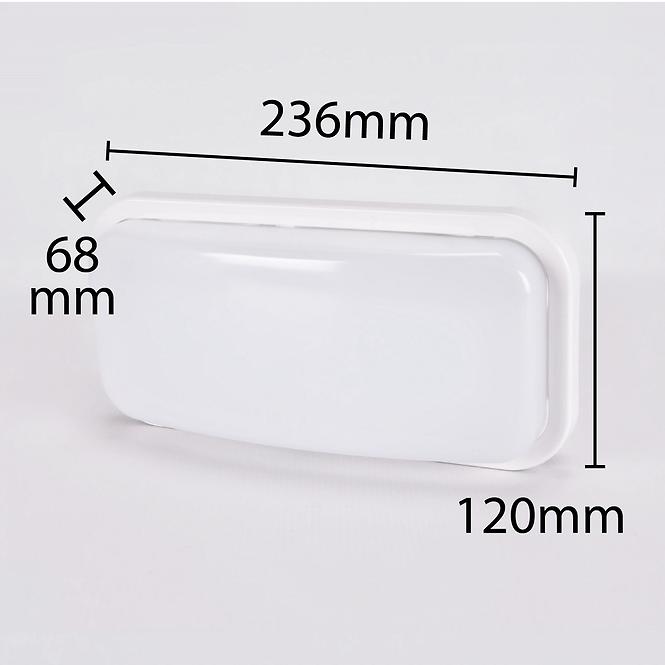 Nástenná lampa LED 14W biela 03690 IP55