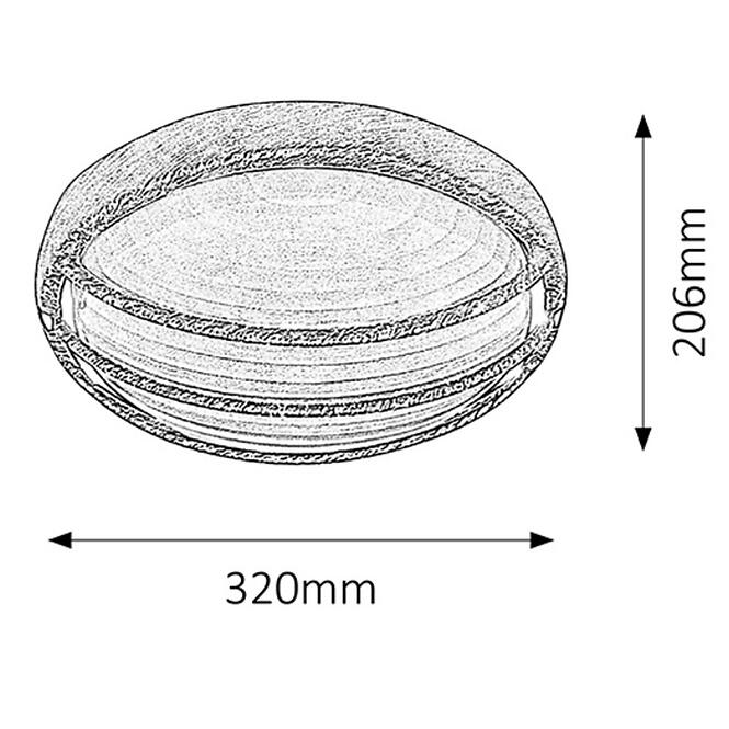 Prisadené stropné svietidlo Hektor 8499 K1
