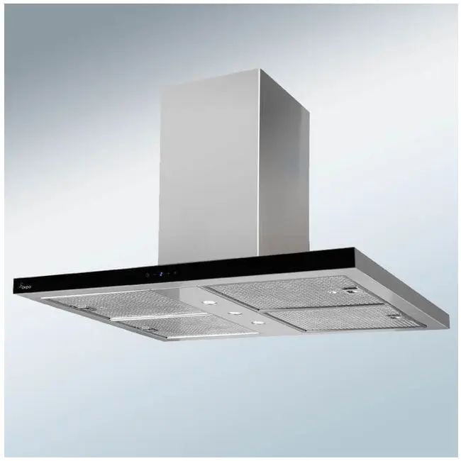Digestor WK-9 Isla Feniks Glass Slim 90 inox/čierna,2