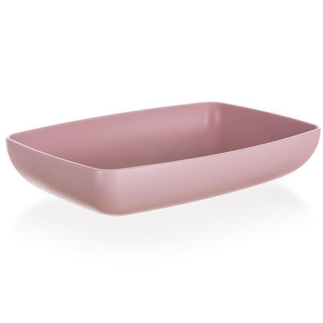 43VT TACA CULINARIA 18X12X3,5CM RÓŻOWA55064113