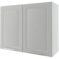 Kuchynská skrinka Emporium W3/90 light grey stone/biela