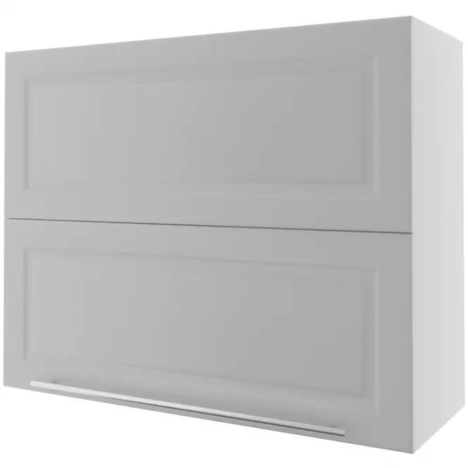 Kuchynská linka Emporium W8B/90 av light grey stone/biela