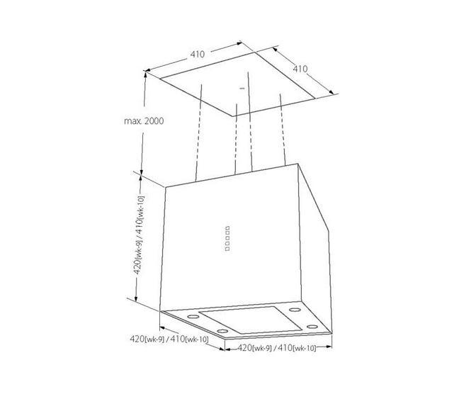 Digestor WK-10 Figur čierna