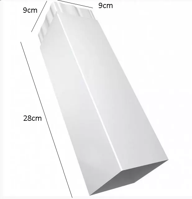 Rúrka 28CM biela,2