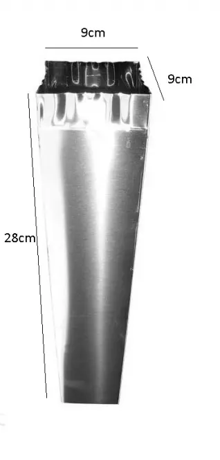 Rúrka 28CM inox,3