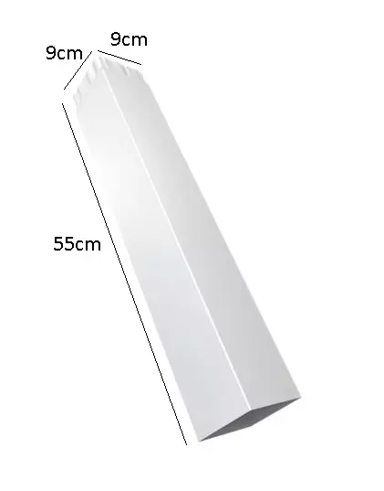 Rúrka 50CM biela