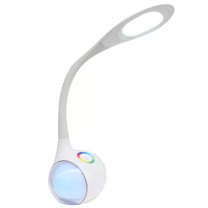 Kancelárska lampa Celebes LED biela