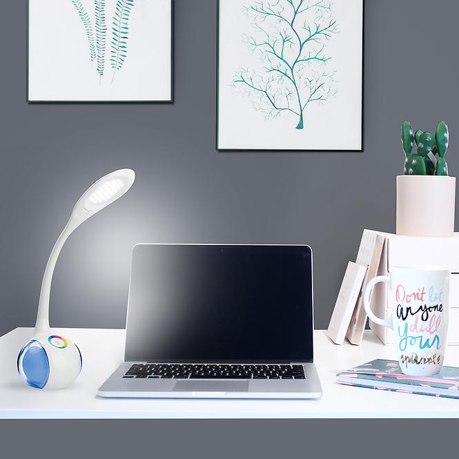 Kancelárska lampa Celebes LED biela,5