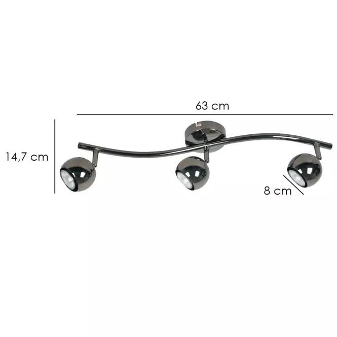 Luster Mars As-8006-03-6195 Black Chrome LS3